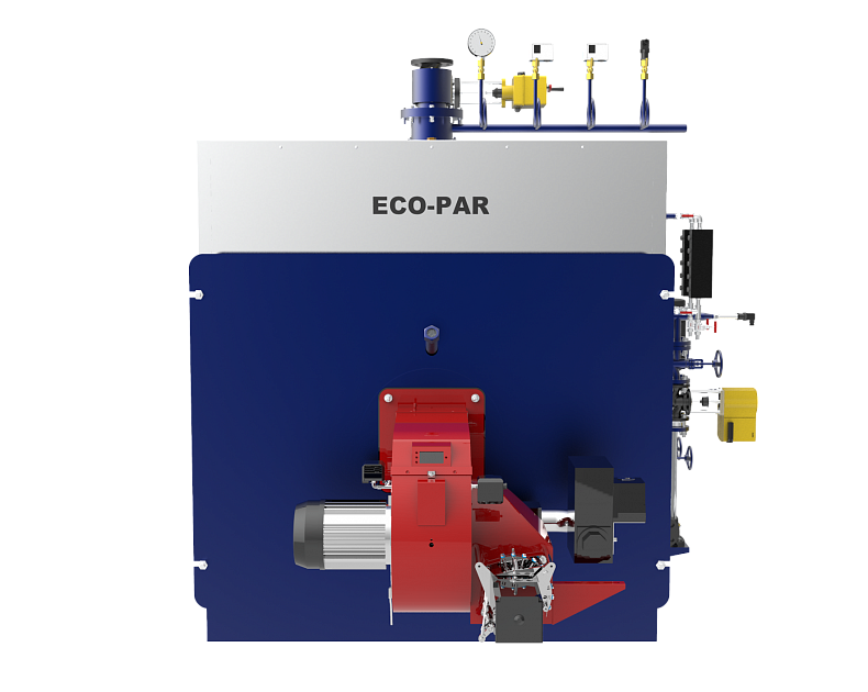 Двухходовой паровой котел ECO-PAR 10 бар 200-5000  кг/ч